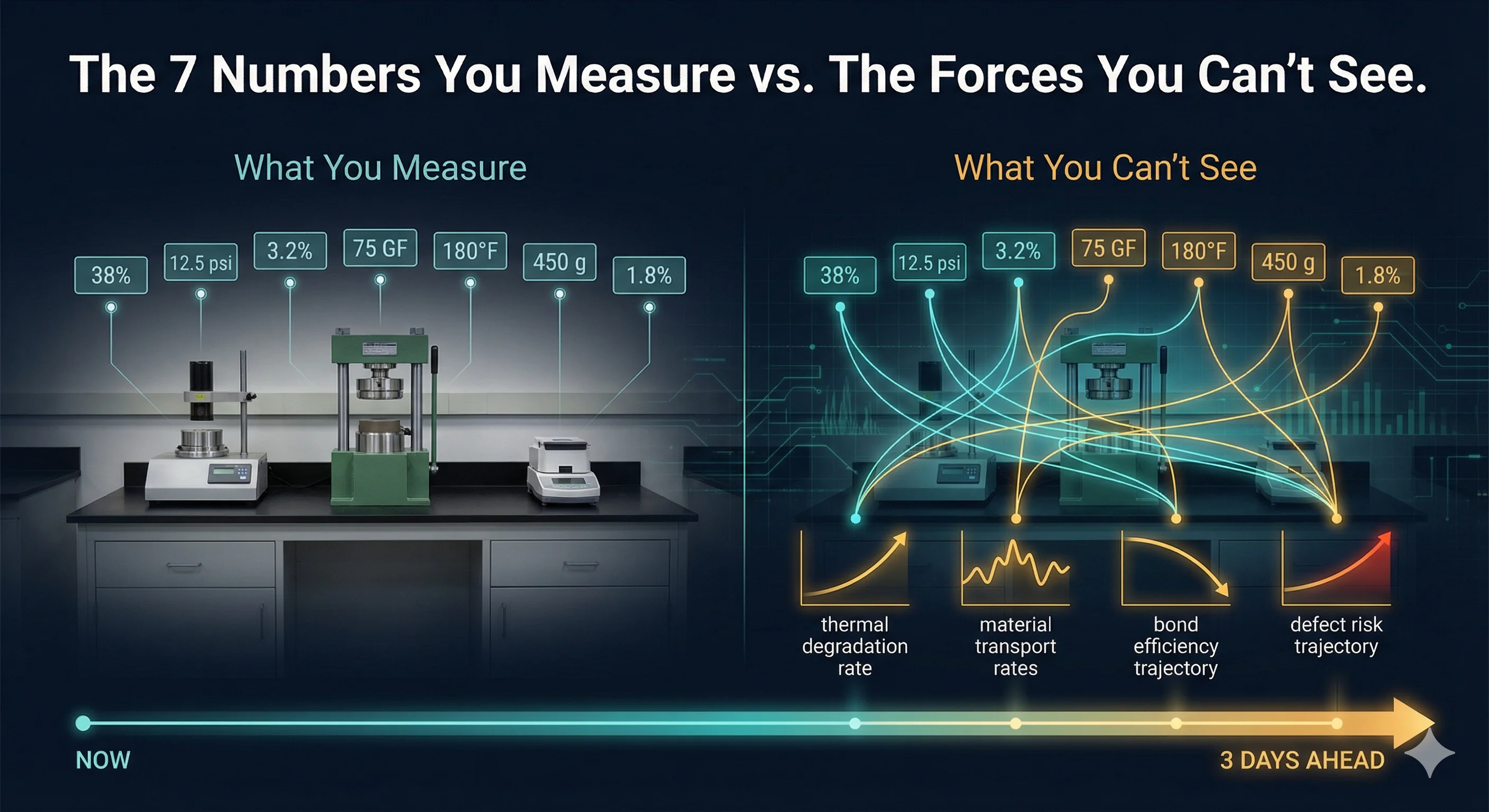 Foundry sand system trajectory prediction showing tomorrow’s chemistry from today’s data